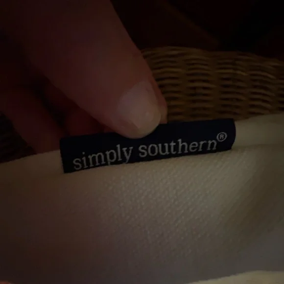 Simply Southern White Tote with Pink Accents - Picture 10 of 10